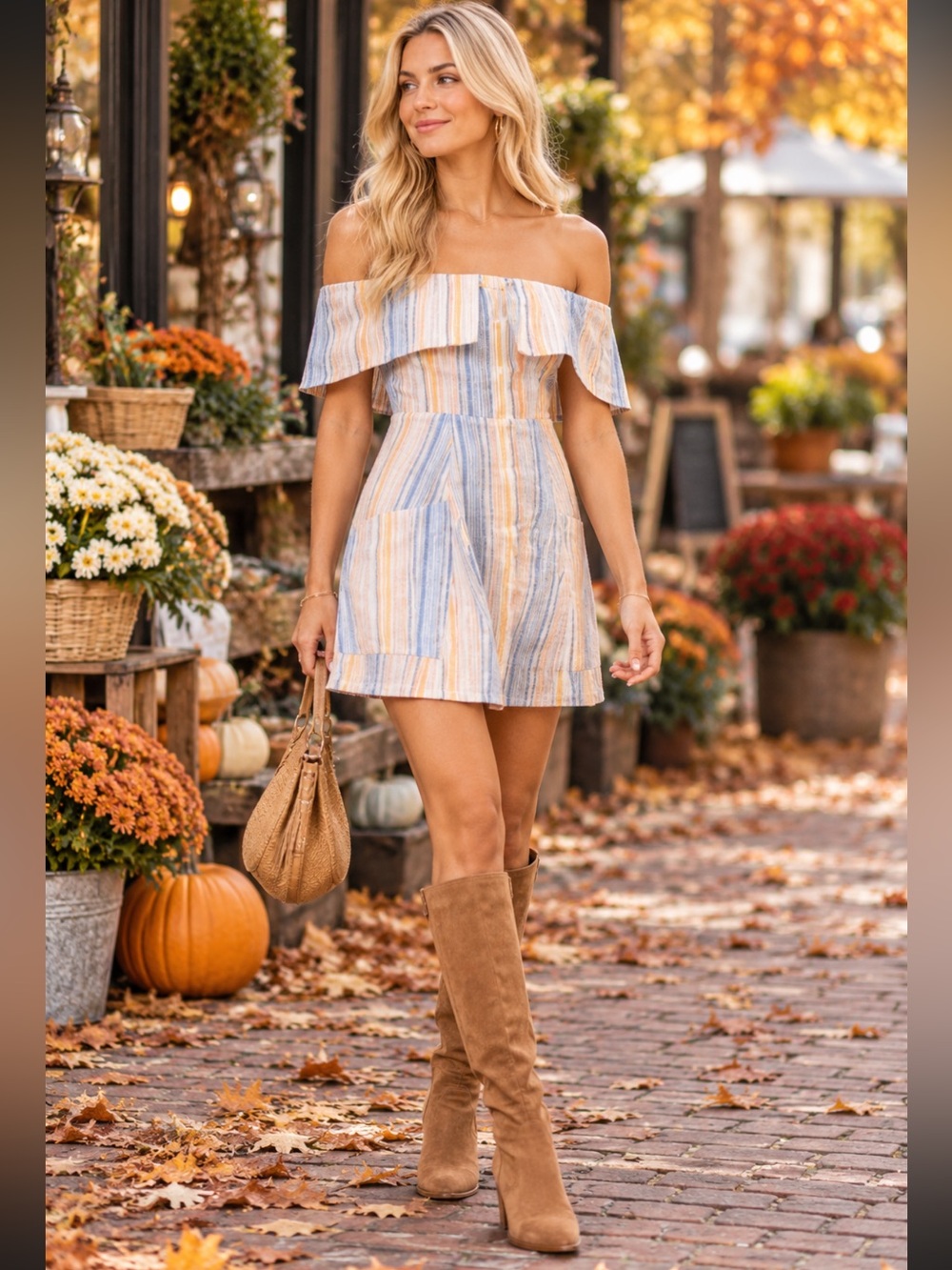 Reformation Landy Off the Shoulder Linen Mini dress Size 6